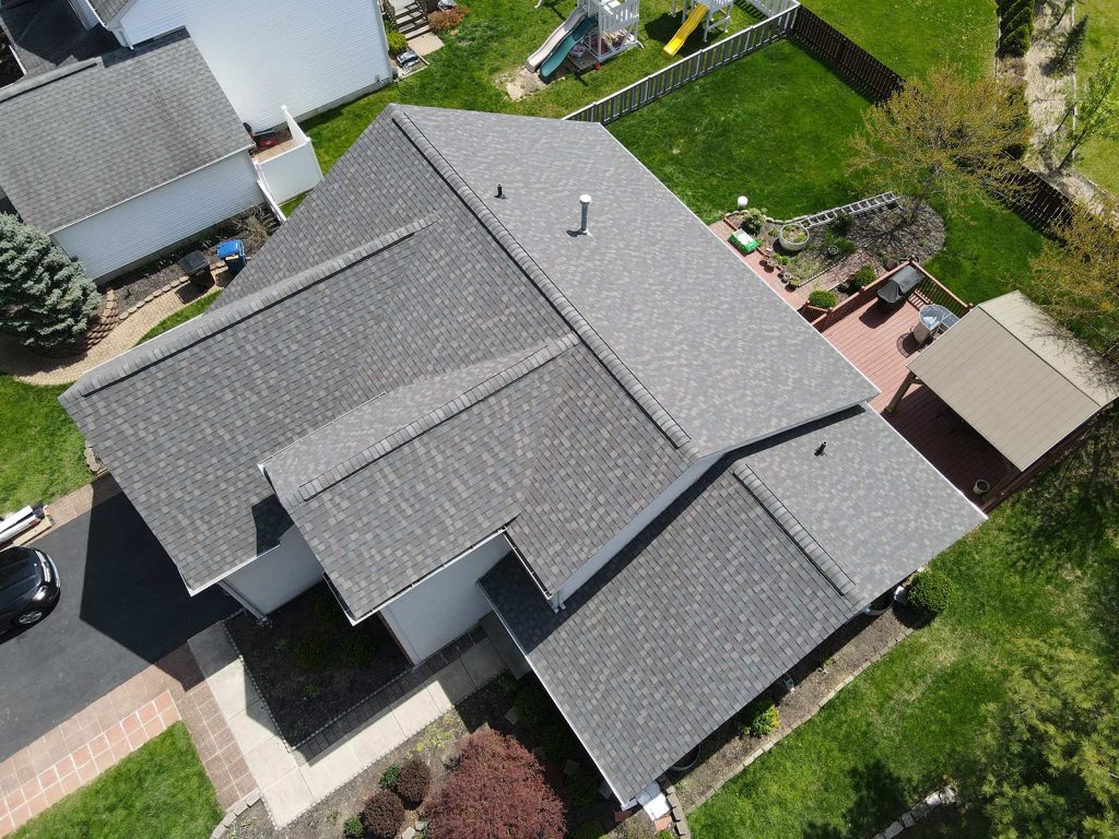 Finished Roof Contracting Home Project