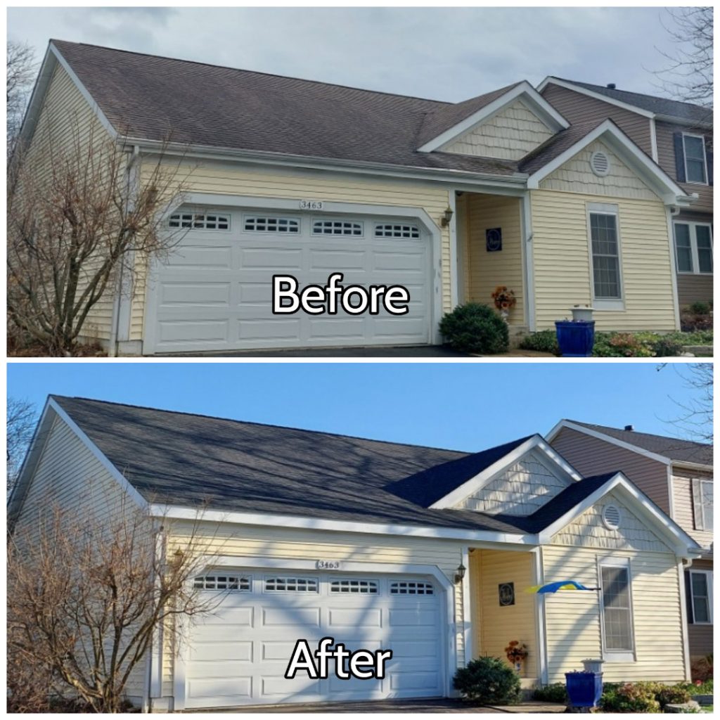Finished Roof Contracting Home Project